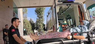 İnegöl'de Çiftlikte Çıkan Yangın