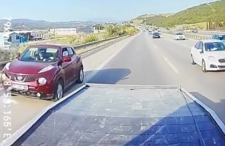 İstanbul-İzmir Otoyolunda Tehlikeli Anlar