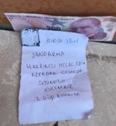 Jandarma Ekiplerinin Duygulandıran Notu