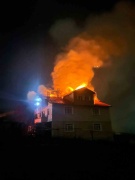 Kastamonu'da Gece Saatlerinde Çıkan Yangın