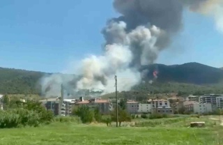 Kepez'de Korkutan Yangın