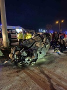 Kontrolden Çıkan Araç Elektrik Direğine Çarptı: Bolu'da Kaza