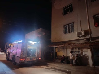 Kozan'da Gece Yarısı Yangını