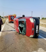 Kulu'da Kontrolden Çıkan Otomobil Kazası: 4 Yaralı