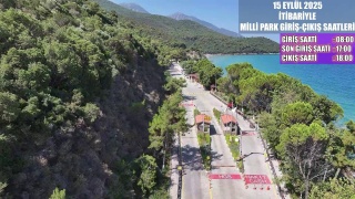 Kuşadası'nda Milli Parkın Yeni Giriş Çıkış Düzeni