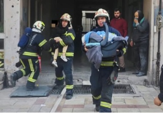 Merkezefendi'deki Yangında Can Pazarı