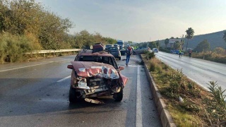 Milas-Bodrum Yolu Üzerinde Zincirleme Kaza