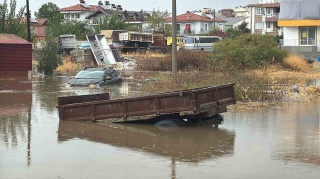 Muğla Kıyılarında Sağanak Yağışın Etkisi
