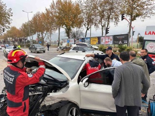 Muğla'da Kırmızı Işık İhlali Sonrası Kaza