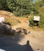 Nemrut Krater Gölü’nde Korku Dolu Anlar
