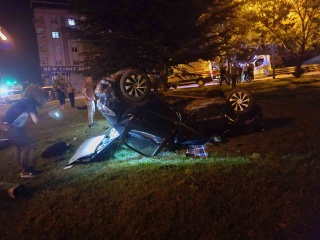 Nevşehir'de Şanslı Kurtuluş: Kontrolden Çıkan Araç Takla Attı