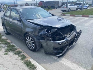 Samsun'da İki Otomobilin Çarpıştığı Kaza