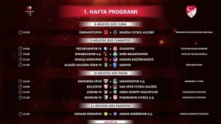 Trendyol 1. Lig 2025-2026 Sezonunun İlk 2 Haftası