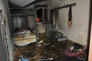 Ünye'de Çatı Katında Yangın Paniği